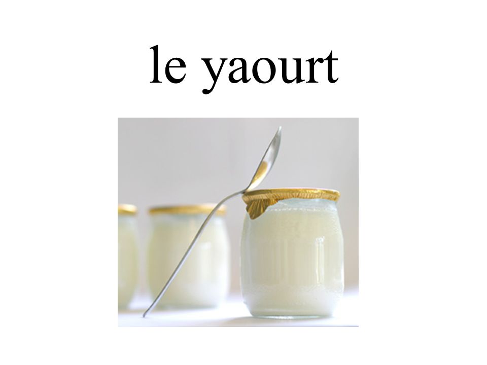 le yaourt
