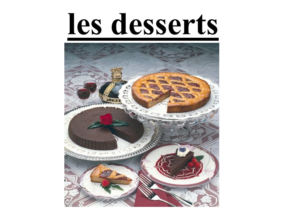 les desserts