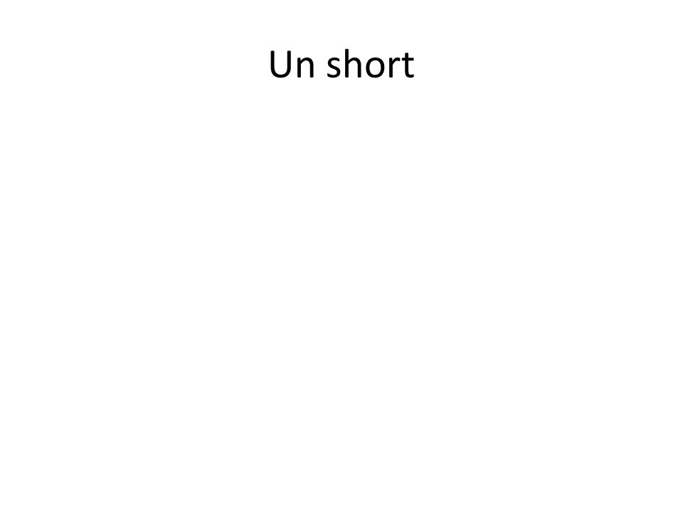 Un short