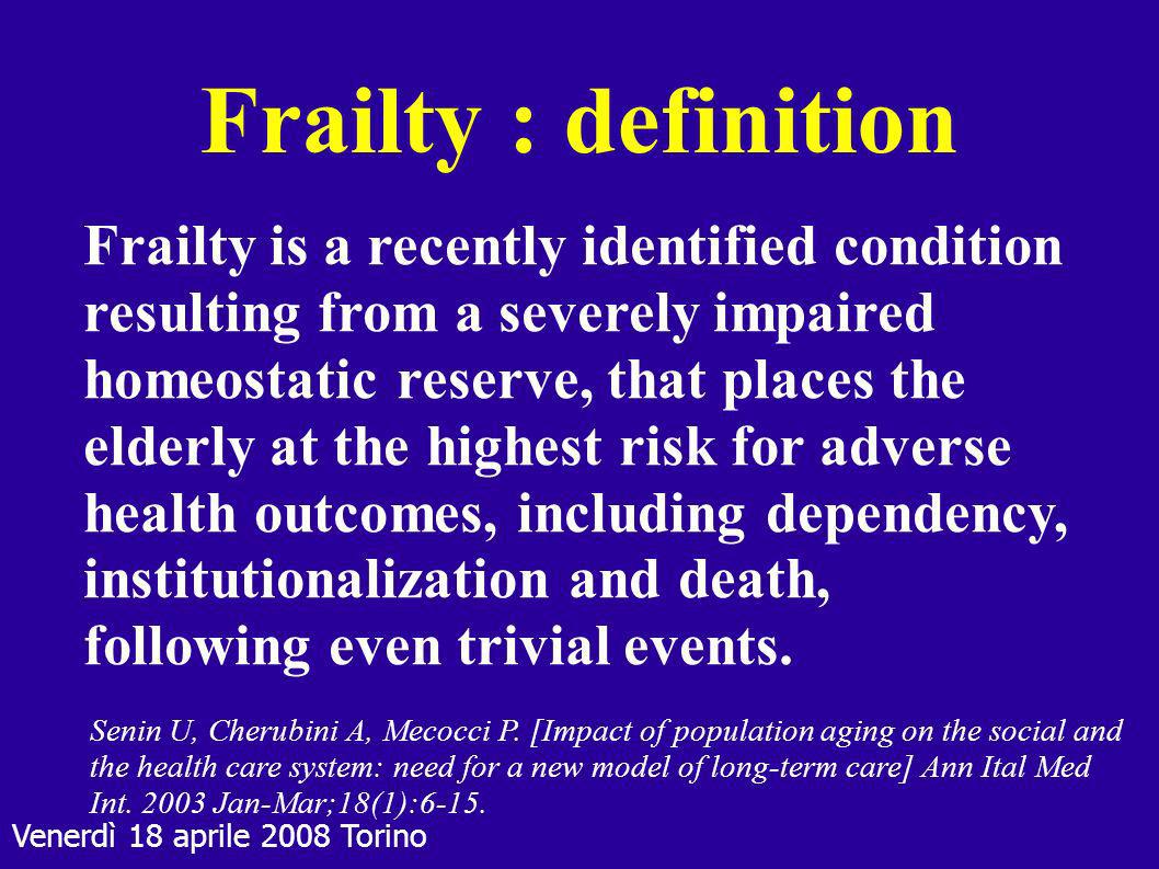 Frailty : definition
