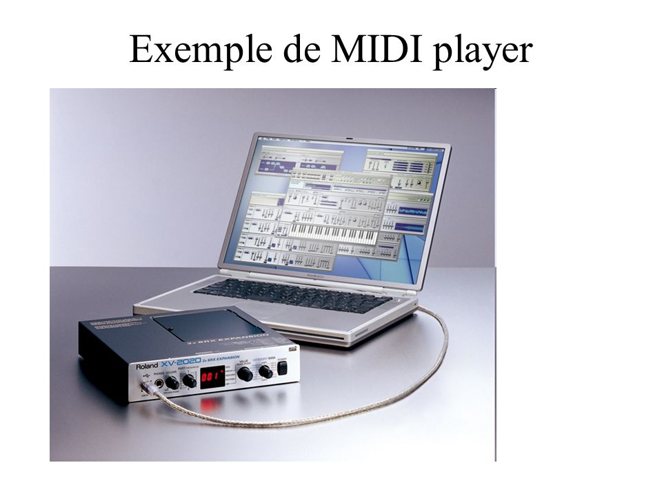 Exemple de MIDI player