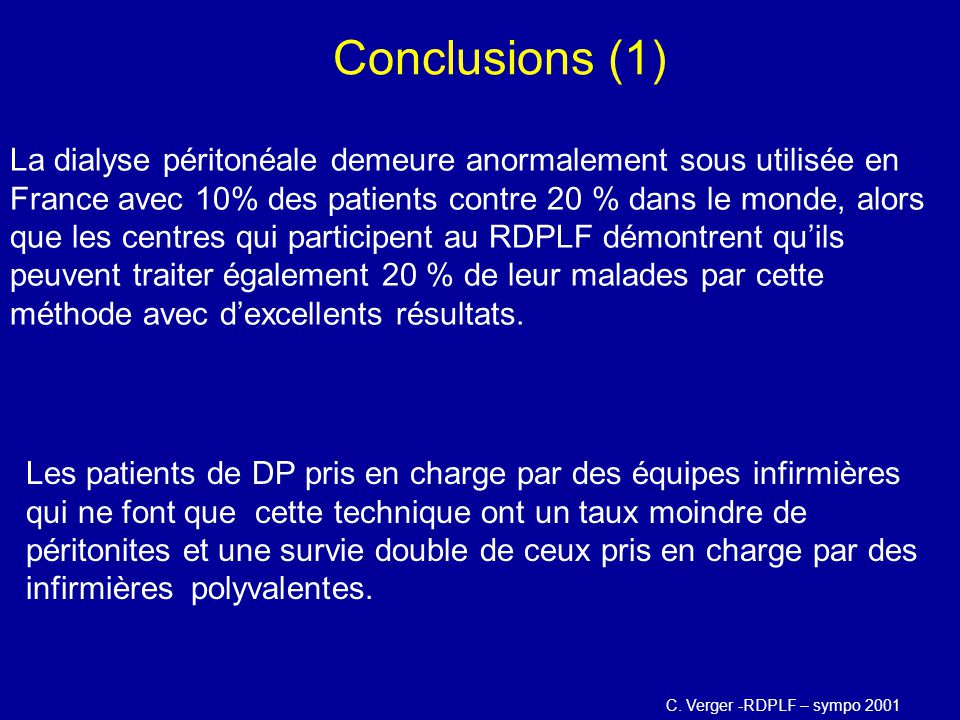 Conclusions (1)