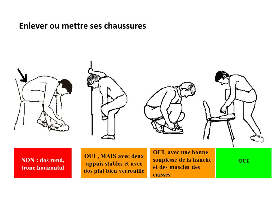 Enlever ou mettre ses chaussures