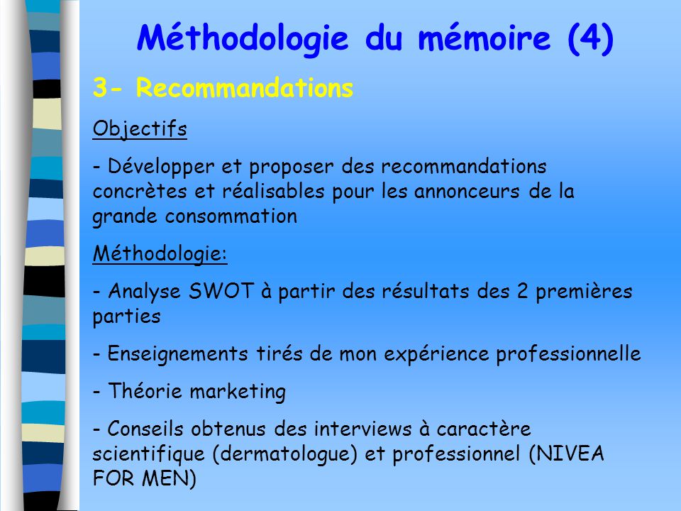 Méthodologie du mémoire (4)