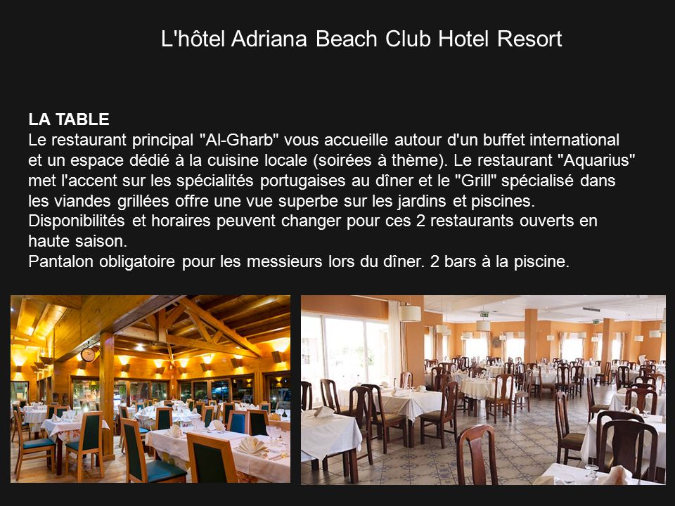 L hôtel Adriana Beach Club Hotel Resort