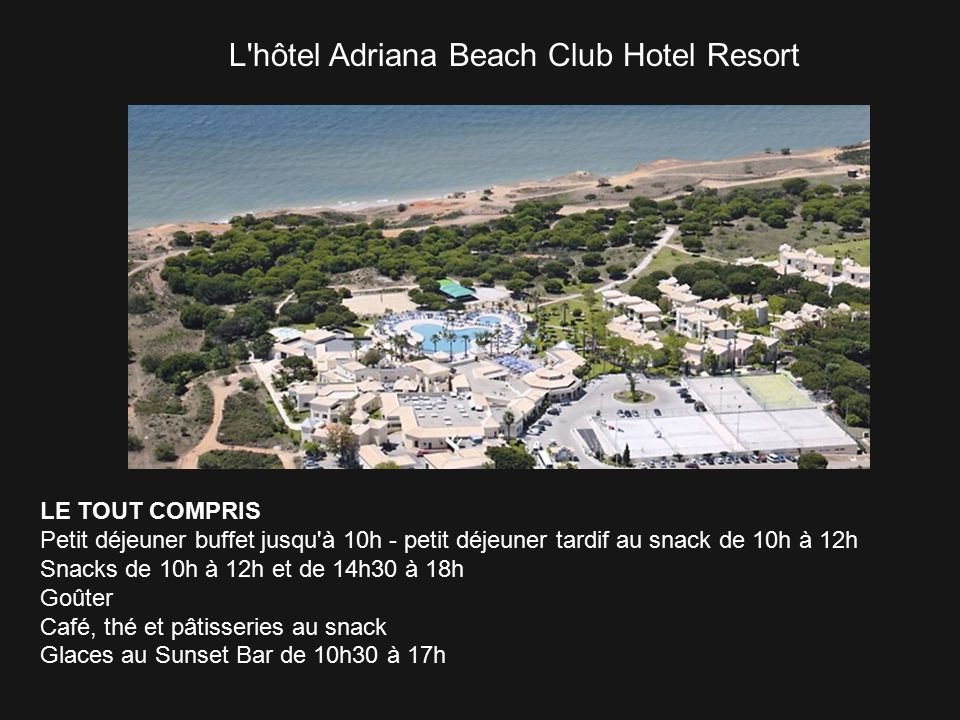 L hôtel Adriana Beach Club Hotel Resort
