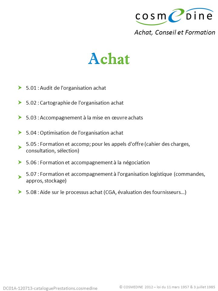 Achat Achat, Conseil et Formation 