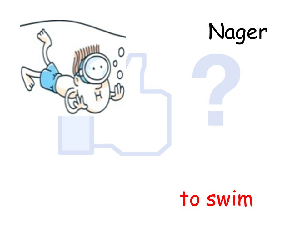 Nager to swim