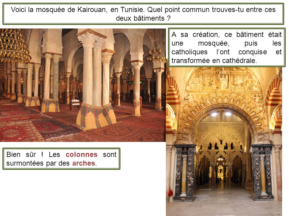 Voici la mosquée de Kairouan, en Tunisie