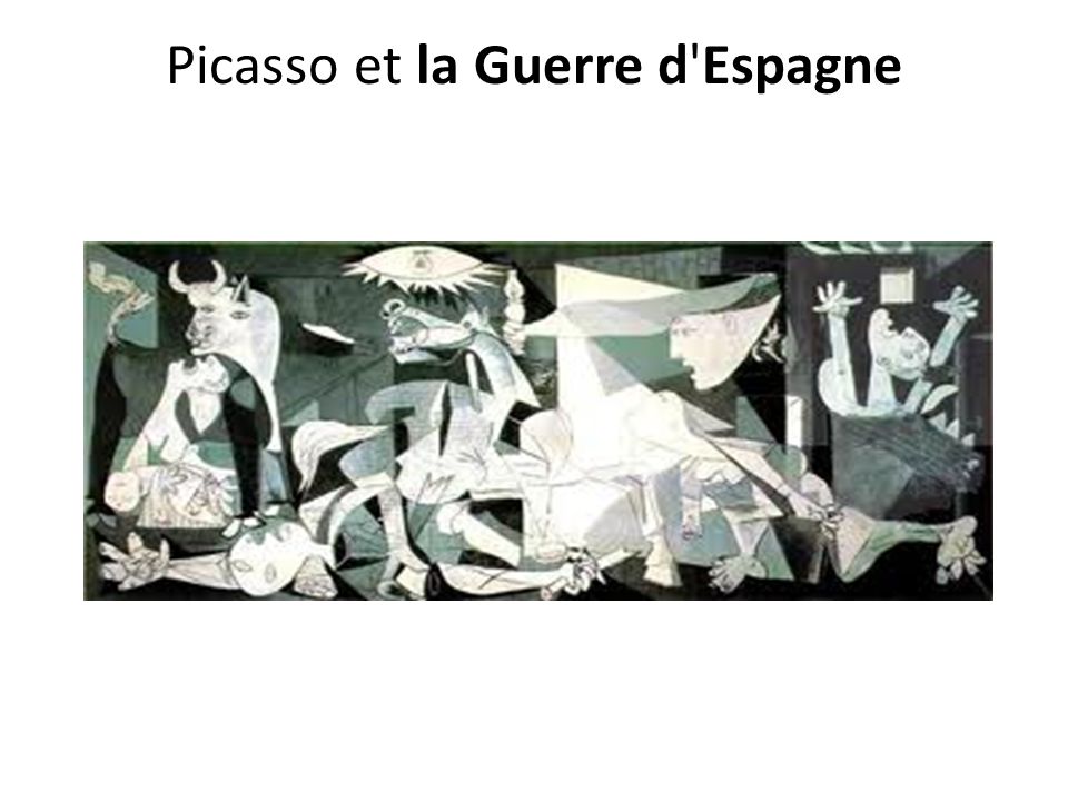 Picasso et la Guerre d Espagne