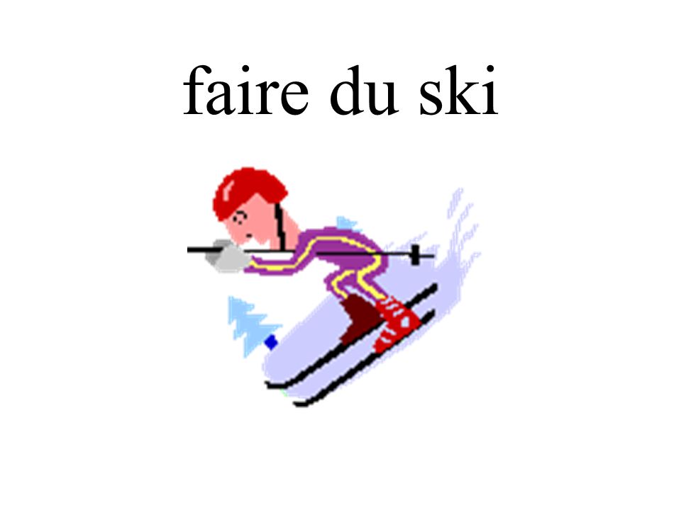 faire du ski