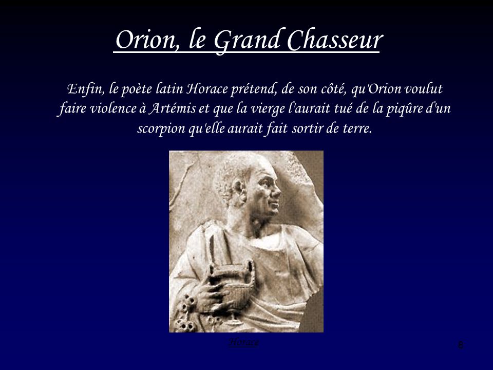 Orion, le Grand Chasseur