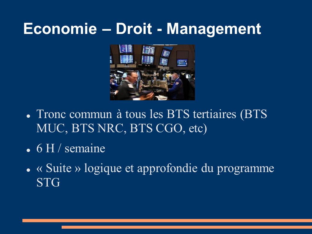 Economie – Droit - Management