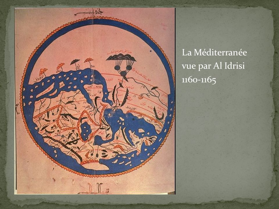 La Méditerranée vue par Al Idrisi