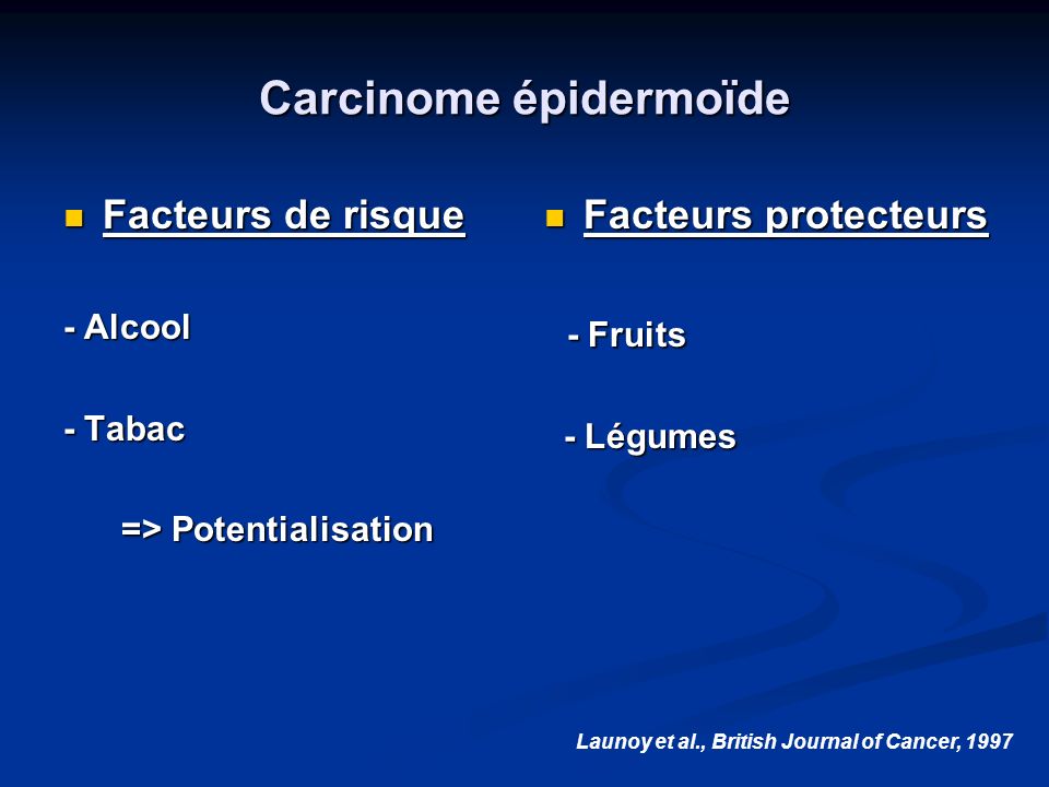 Carcinome épidermoïde
