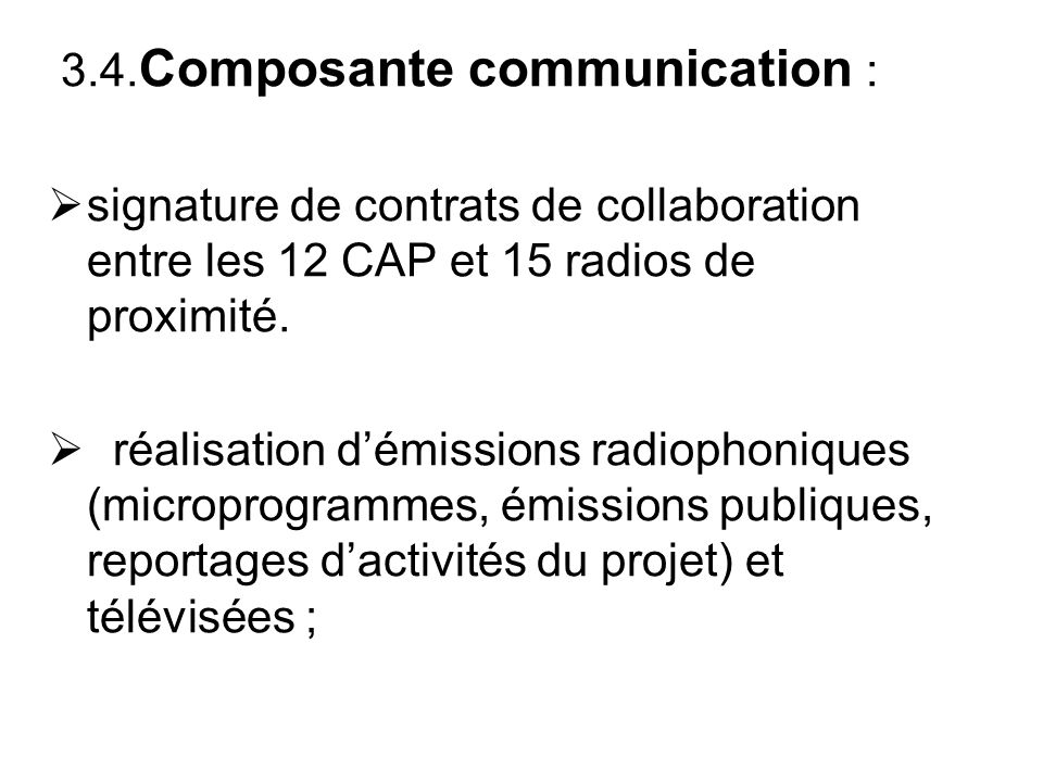 3.4.Composante communication :