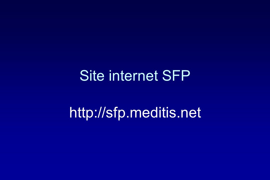 Site internet SFP
