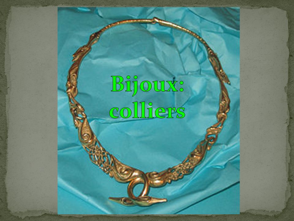 Bijoux: colliers