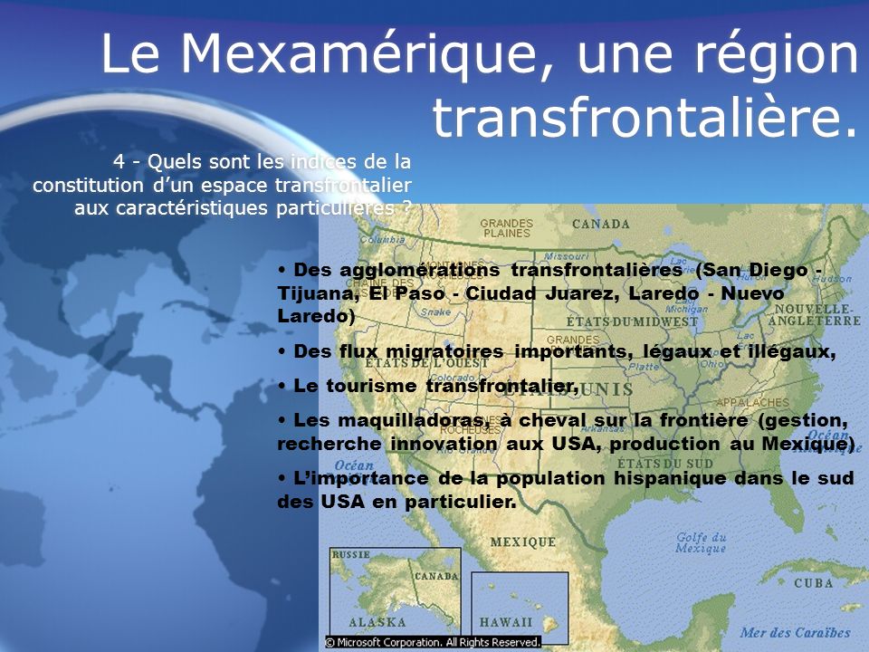Le Mexamérique, une région transfrontalière.