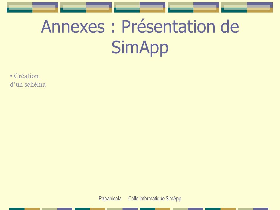 Annexes : Présentation de SimApp