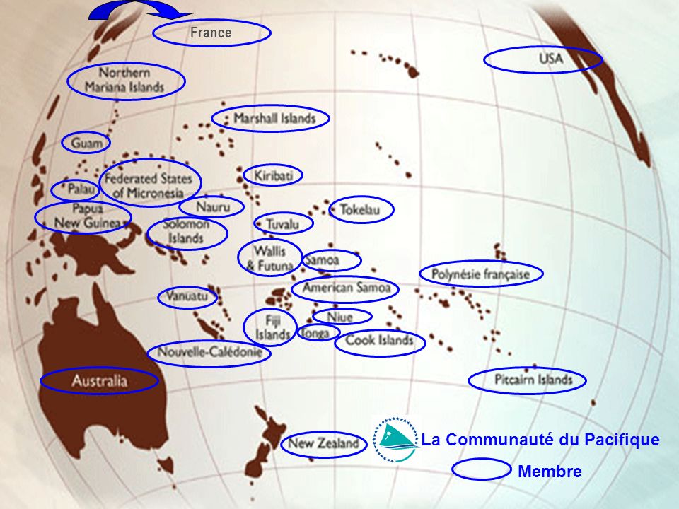 Organisations internationales dont la Nouvelle-Calédonie est membre, membre associé ou observateur