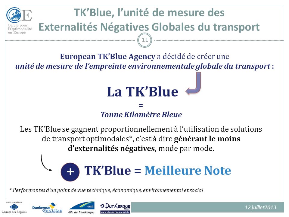 La TK’Blue + TK’Blue = Meilleure Note TK’Blue, l’unité de mesure des