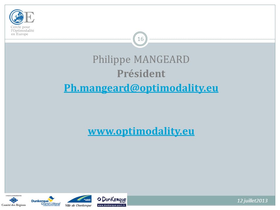 Philippe MANGEARD Président Ph. eu www