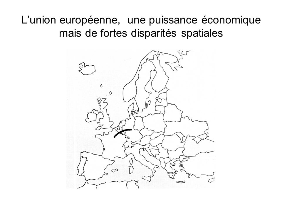 L’union européenne, une puissance économique mais de fortes disparités spatiales
