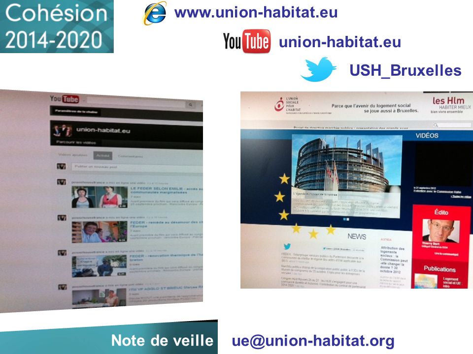 union-habitat.eu USH_Bruxelles Note de veille