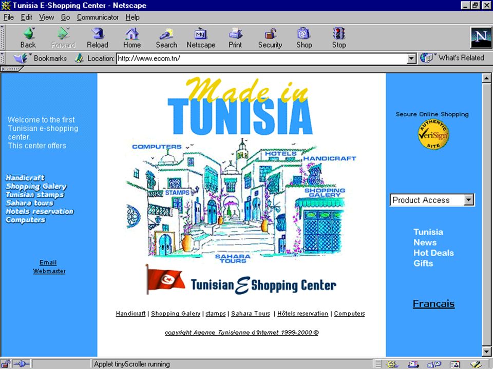 Agence Tunisienne d’Internet 19/03/2001