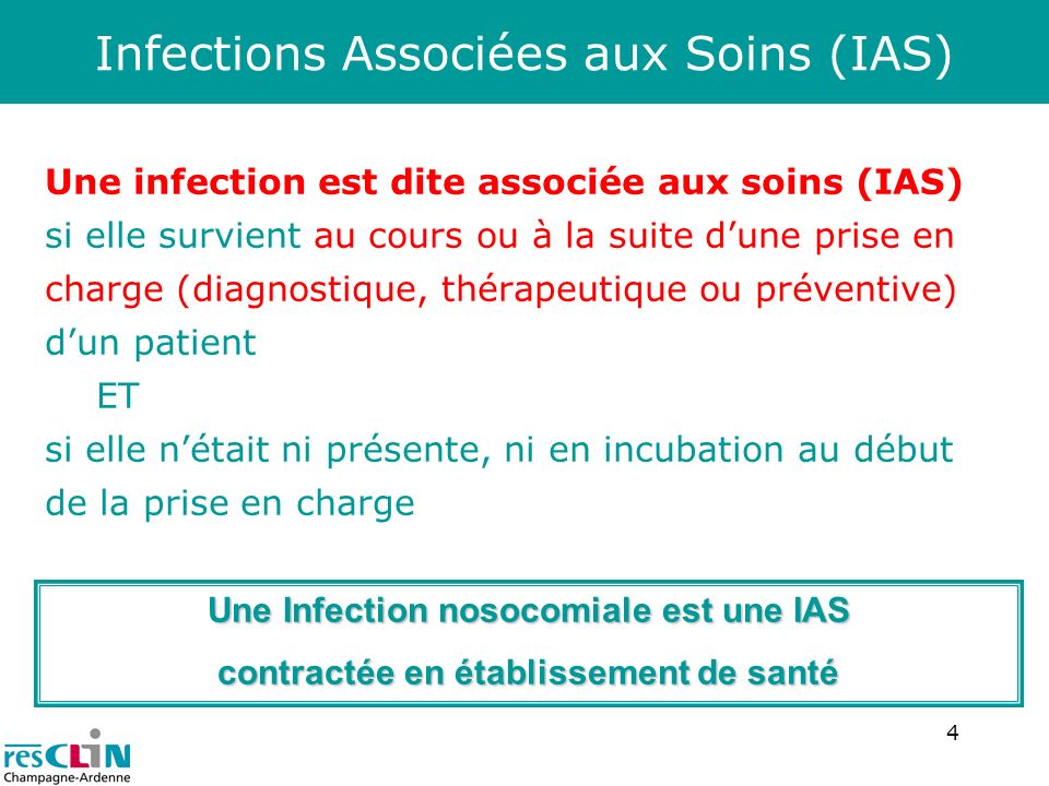 Infections Associées aux Soins (IAS)
