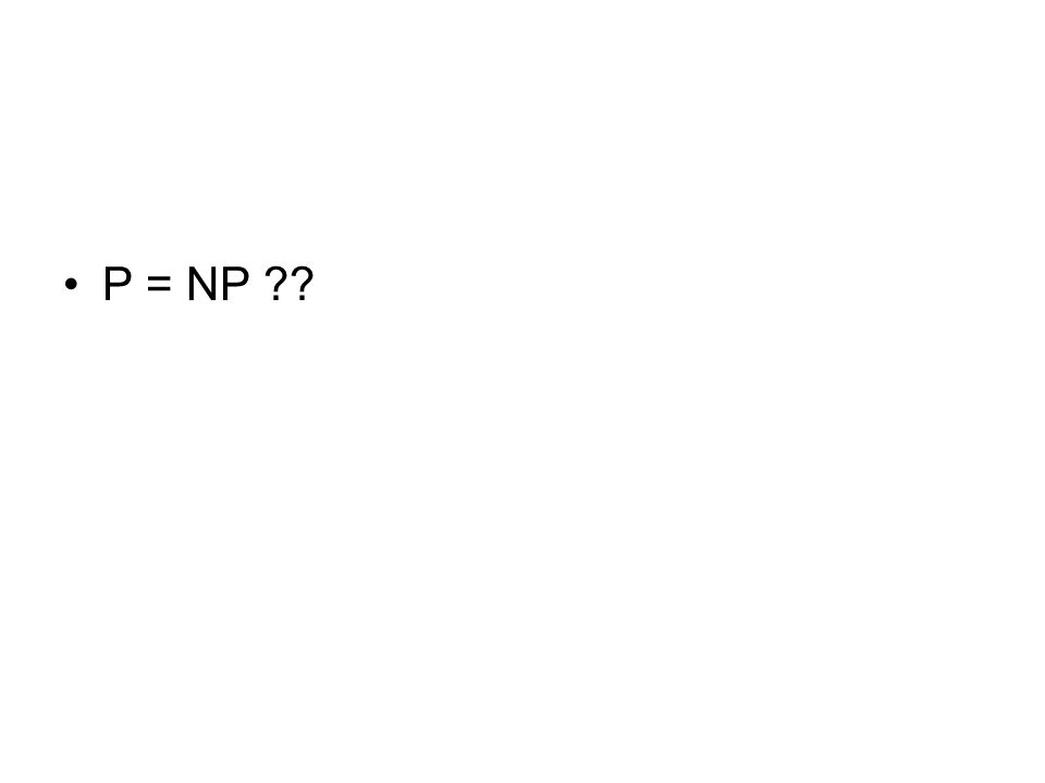 P = NP