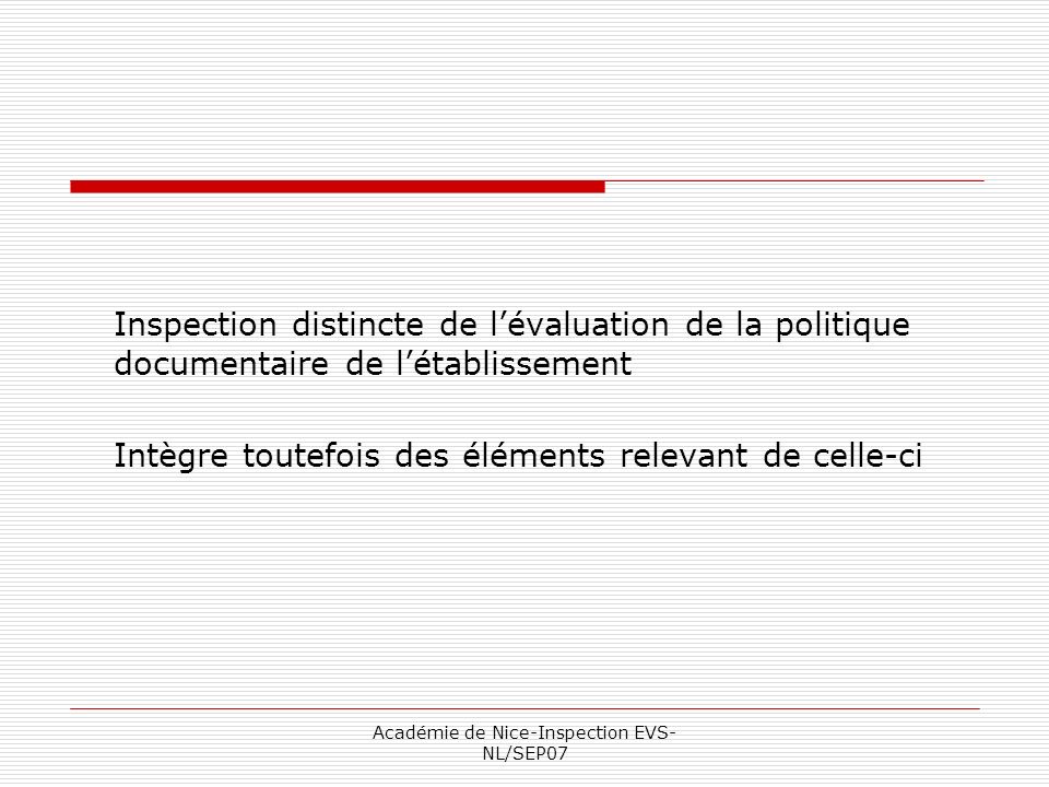 Académie de Nice-Inspection EVS-NL/SEP07