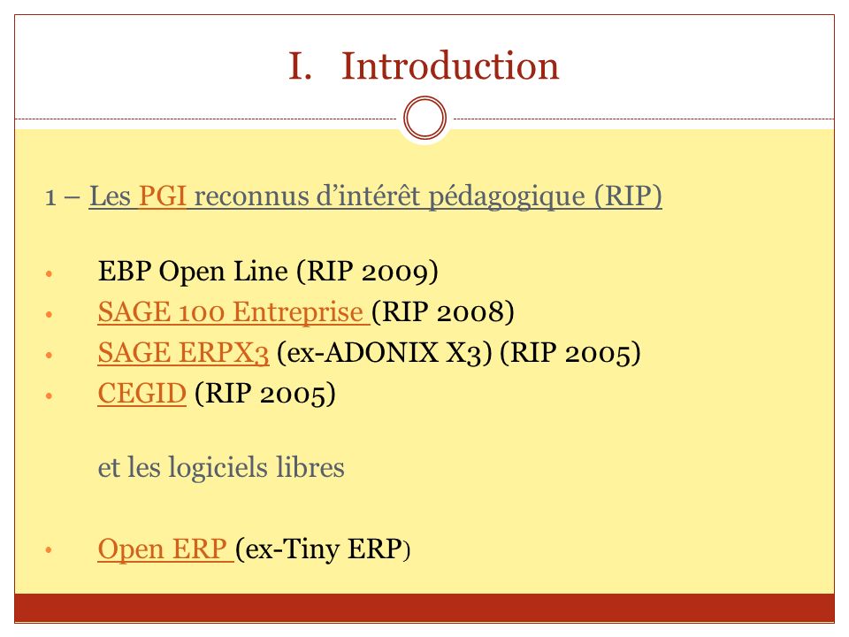 Introduction 1 – Les PGI reconnus d’intérêt pédagogique (RIP)