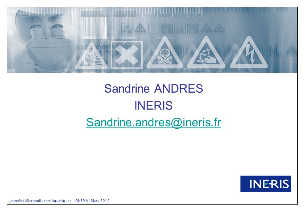 Sandrine ANDRES INERIS