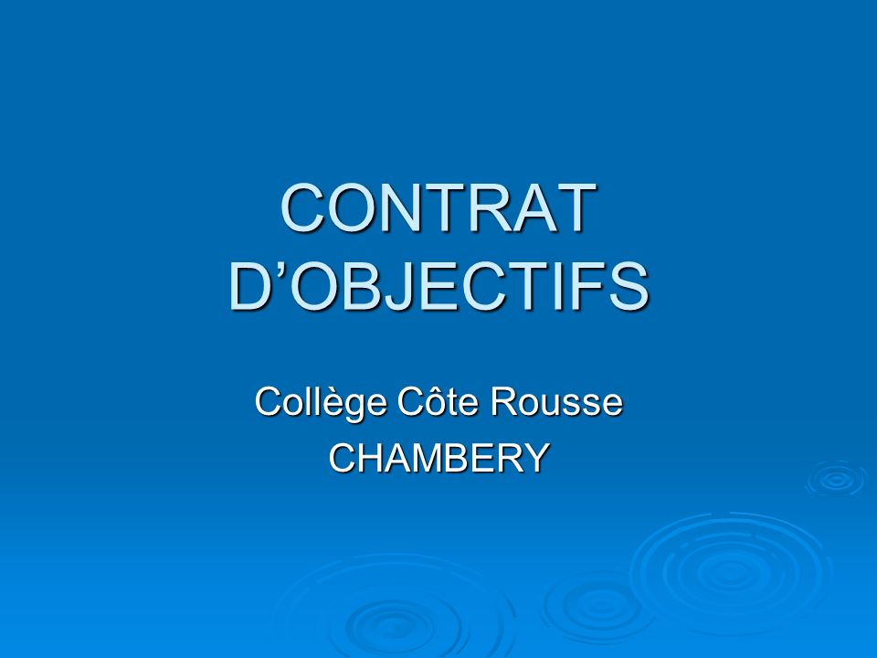 Collège Côte Rousse CHAMBERY
