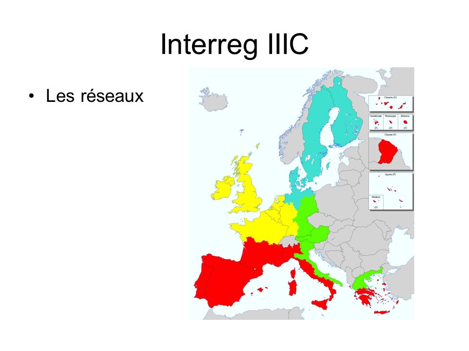 Interreg IIIC Les réseaux