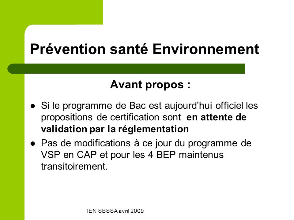 Prévention santé Environnement