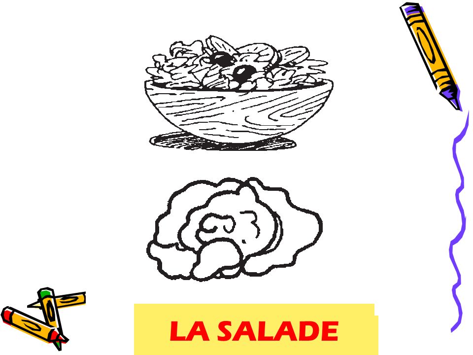 LA SALADE salade, lettuce