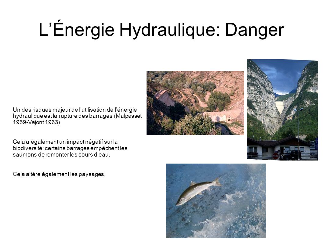 L’Énergie Hydraulique: Danger