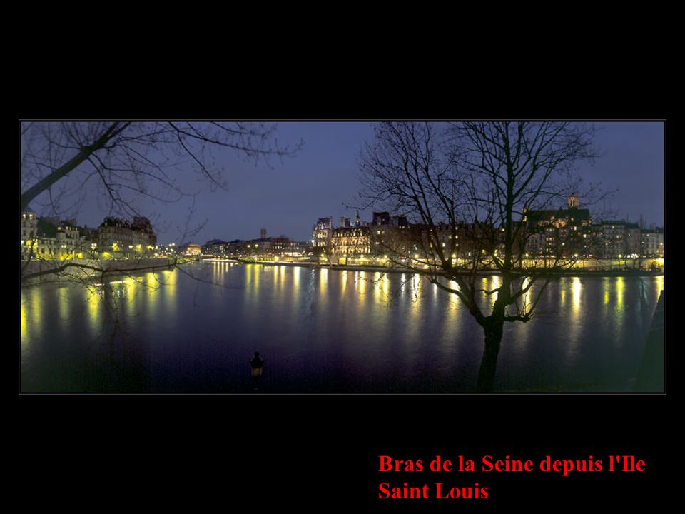 Bras de la Seine depuis l Ile Saint Louis