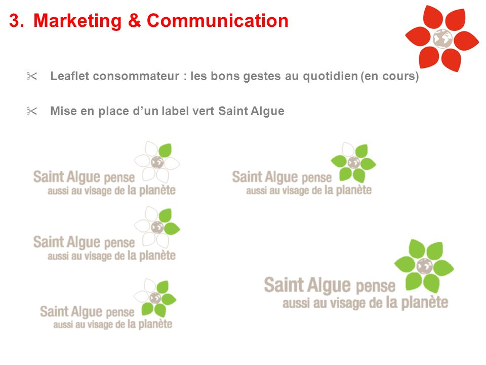 3. Marketing & Communication