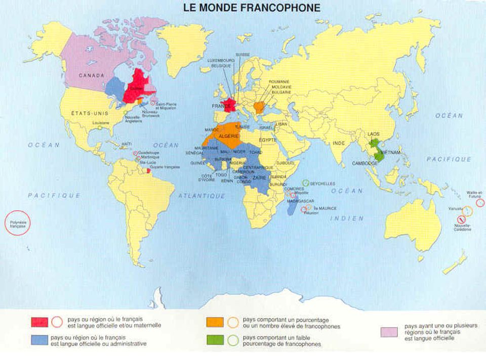 Le monde francophone