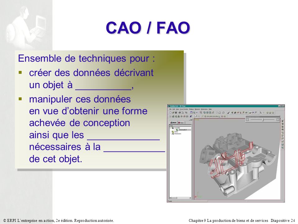 CAO / FAO Ensemble de techniques pour :