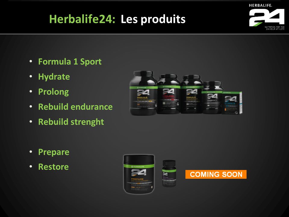 Herbalife24: Les produits