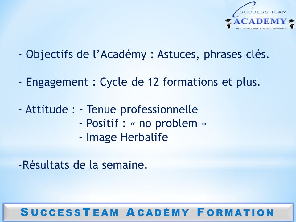 SuccessTeam Académy Formation