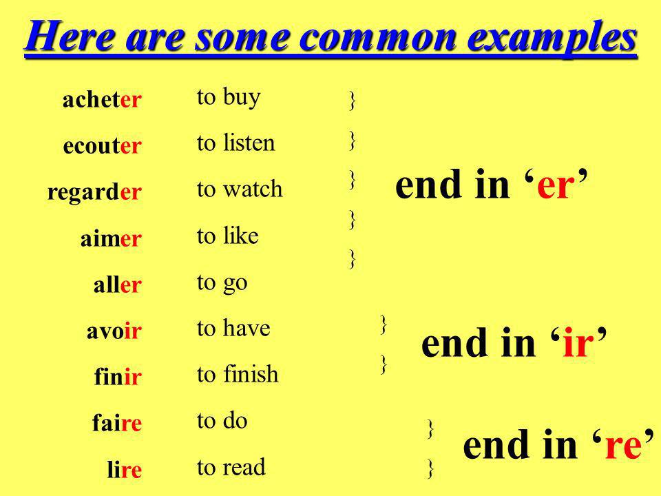 Here are some common examples