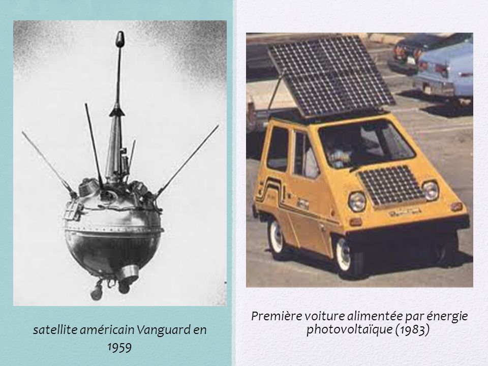 Première voiture alimentée par énergie photovoltaïque (1983)