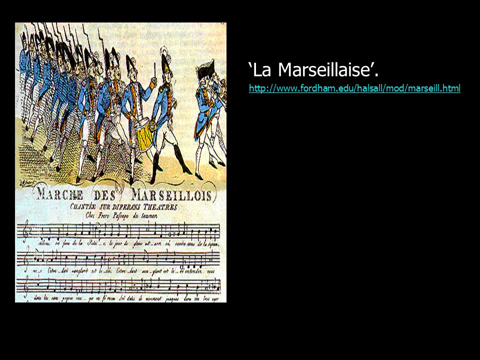 ‘La Marseillaise’.