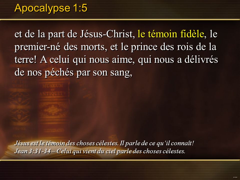 Apocalypse 1:5